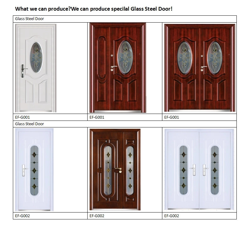 New Design Steel Wooden Turkish Doors External Safety Armored Turkey Door for Residential