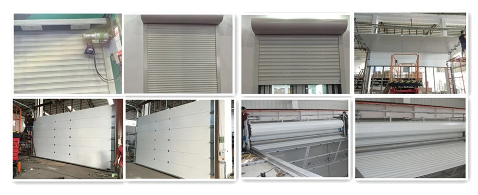 Vertical Thermal Insulation High Performance Aluminum Rolling Door