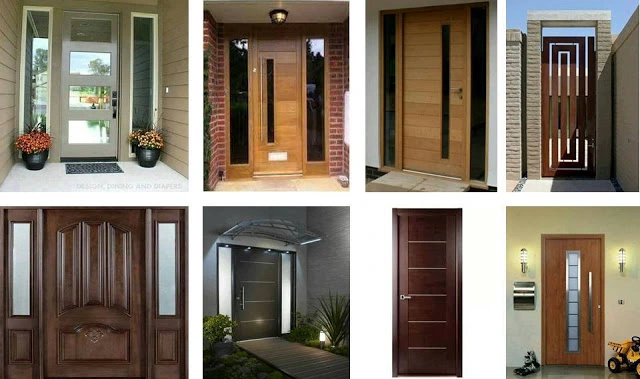 Solid Teak Wood Door Front Entry Single/Double Pivot Door for Villa