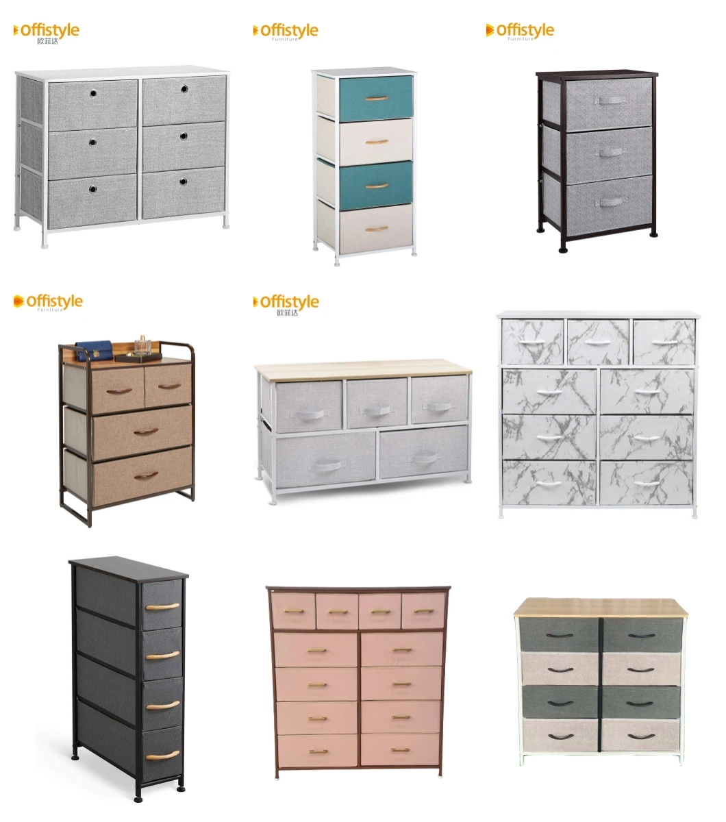 Fabric Storage Cabinet Fabric Storage Organizer Drawer Storage Tower 4-Drawer Storage Unit Fabric Storage Cabinet Multi-Drawer Fabric Storage