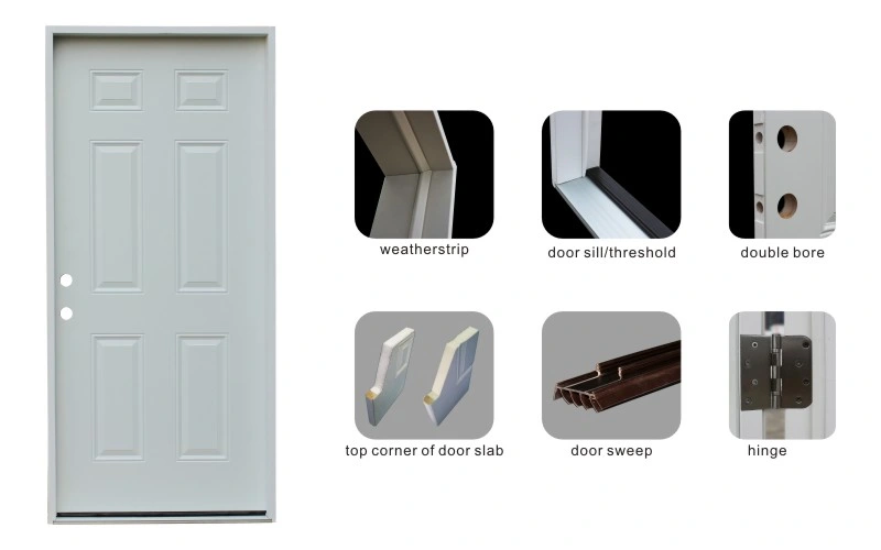 Fangda Steel Types of Door, Exterior or Interior Metal Door