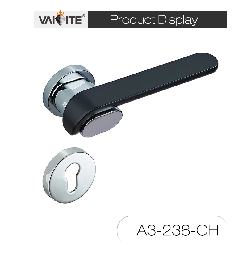 2022 Newest Popular Simple Design Modern Zinc Alloy Front Door Lever Handle on Rosette