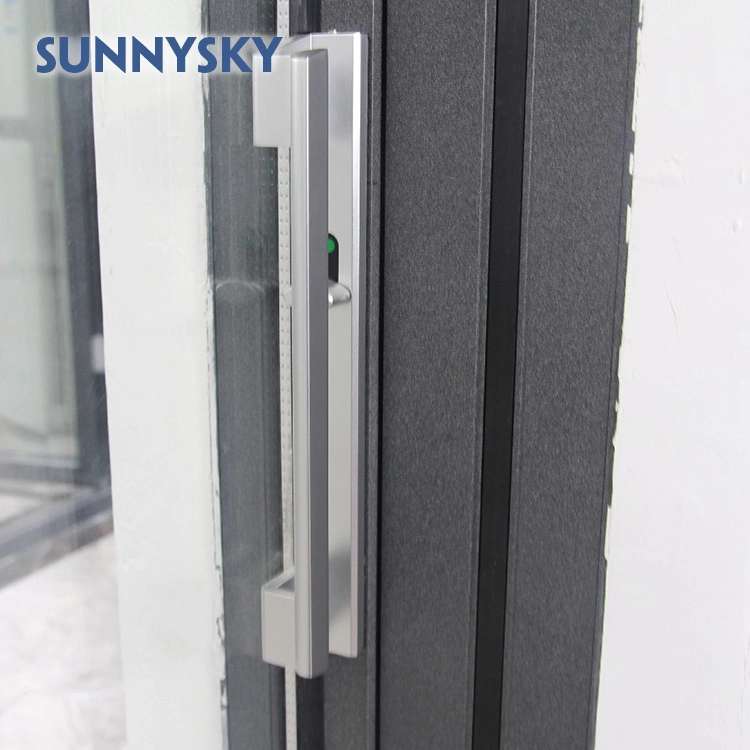 Manufacturer Customized Size Interior Soundproof Aluminum Bedroom Glass Sliding Door Panels with Screen