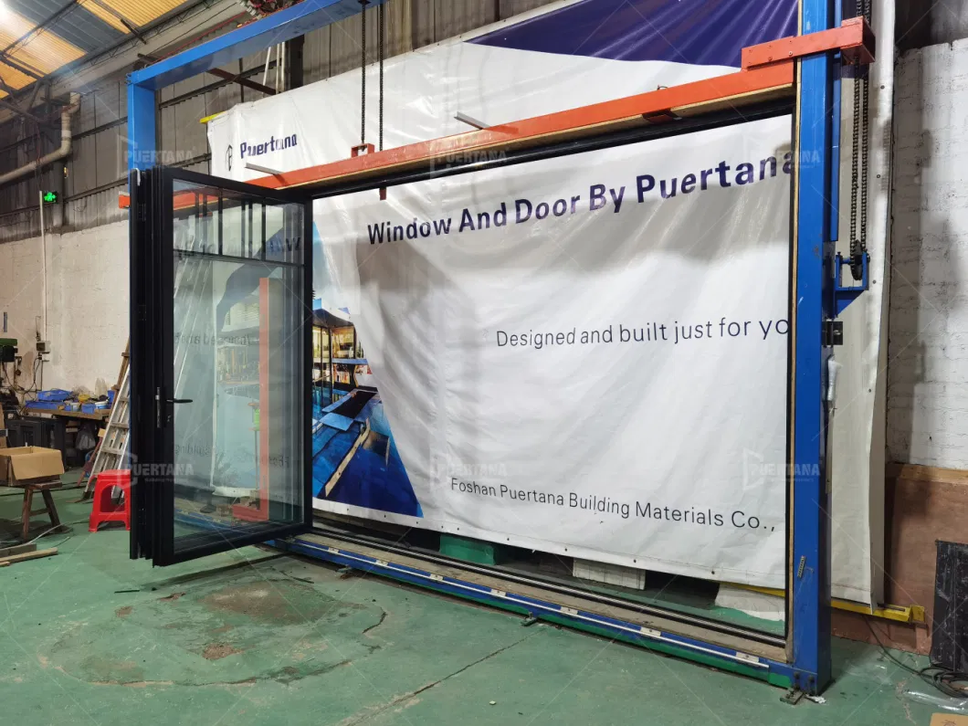 Commercial Storefront Double Glazed External Bi Folding Door