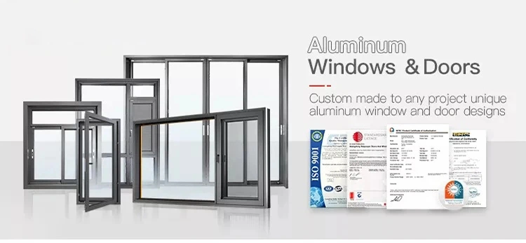 Internal External Bi Fold Patio Vertical Aluminum Folding Door and Window Push up for Balcony