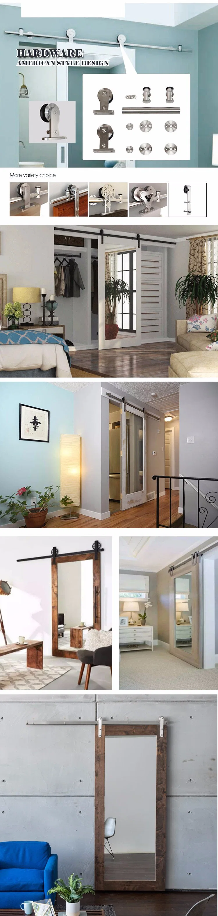 Cheap Bedroom Door Us Oak/Pine Wood Frame Sliding Glass Door to Sale
