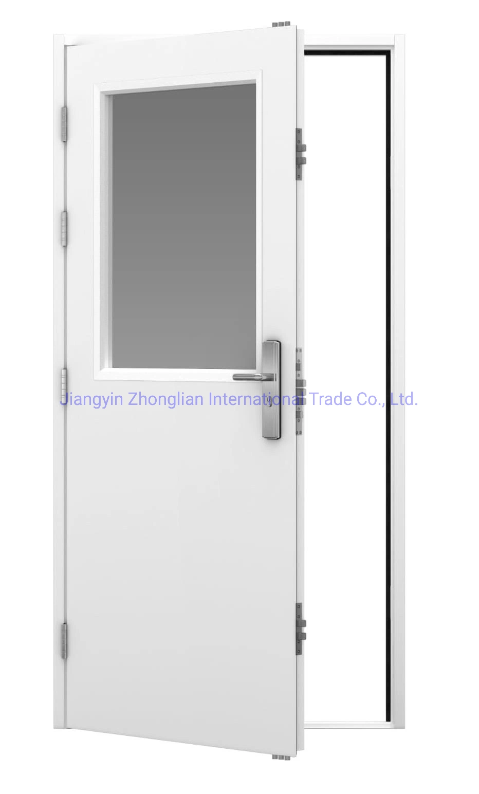 China Factory Wholesale Steel Security Paneled Door Cold Rolled Plate Steel Safety Door