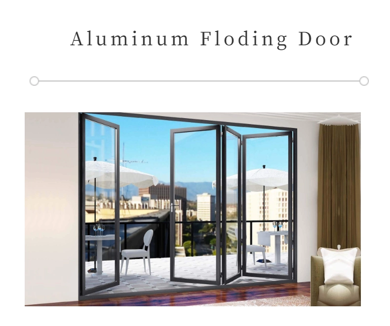 Waterproof Aluminum Thermal-Break Folding Door with Good Looking