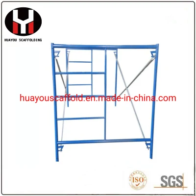 China Factory Steel Scaffold Formwork Walk Through Ladder Frame Scaffolding for Construction Building Material