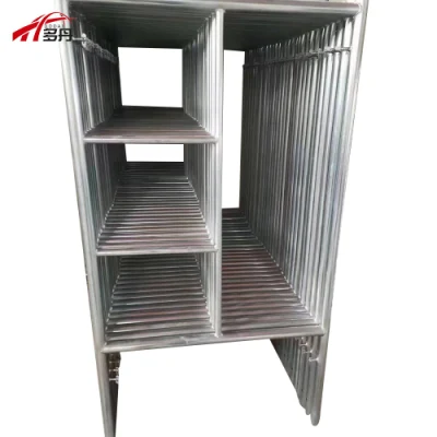 Easy Installation Construction H Frame Pipe Scaffolding with 2 Climbing Ladders