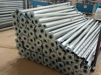 Construcci&oacute;n De Columna De Soporte Adjustable Prop Alta Resistencia De Metal Soporte De Viga De Acero Ajustable Gato Scaffolding PARA Construcci&oacute;n