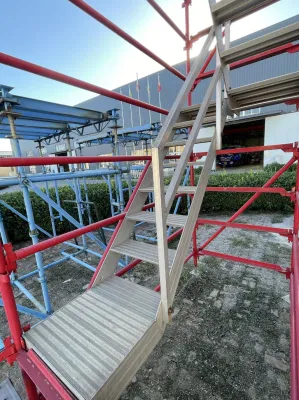  Australia Standard Kwikstage Modular Scaffolding System-Aluminium Scaffold Stair