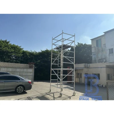 Portable Indoor and Outdoor Mobile Maintenance Platform for Hot Aluminum Construction Scaffolding