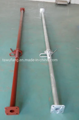 Factory Direct Supply Heavy Duty Adjustable Construction Formwork Support System Steel Telescopic Shoring Props