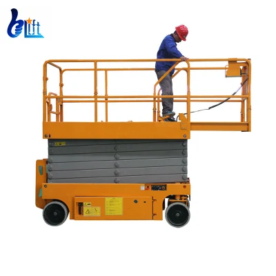 8m 10m 16m Self-Propelled Battery Scissor Lift Portable Scaffolding Hydraulic Personal Lifting Platform
