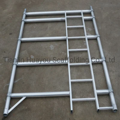 Aluminum Step -Stair Scaffolding Single Width Climb Ladder Scaffolding for Construction