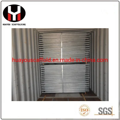 China Factory Steel Scaffold Formwork Walk Through Ladder Frame Scaffolding for Construction Building Material