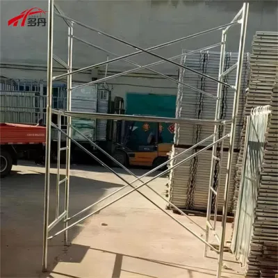 Easy Installation Construction H Frame Pipe Scaffolding with 2 Climbing Ladders