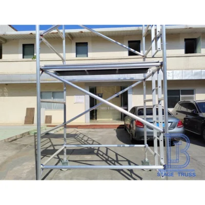 Portable Indoor and Outdoor Mobile Maintenance Platform for Hot Aluminum Construction Scaffolding