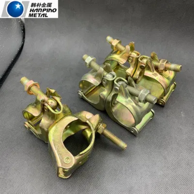  JIS/Korea Galvanized Pressed Scaffolding Double Coupler Right Angle Coupler 48.6*48.6mm