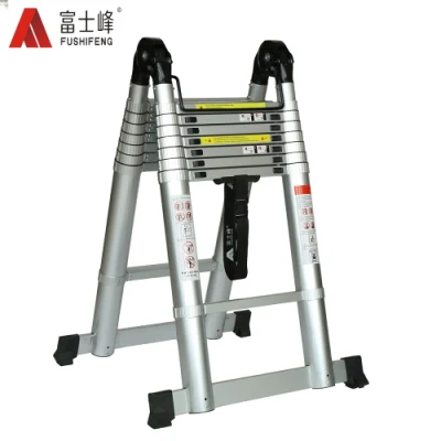 5m Double Sides Magic Aluminum Multi-Function Foldable Telescopic Ladder En131