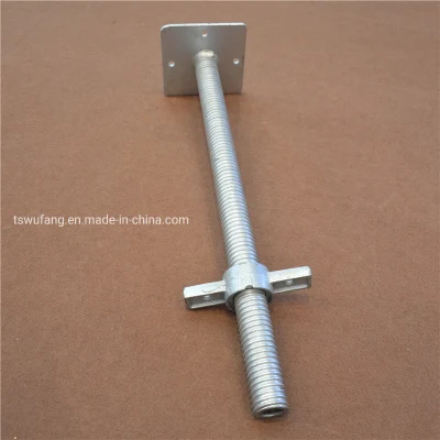  Galvanized Adjustable Scaffolding Jack Base for Construction
