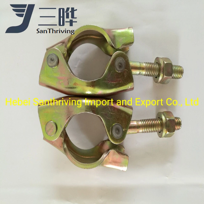 Swivel Scaffolding Clamp Drop Forged Swivel Clamp Coupler for Construction Tubular Scaffolding