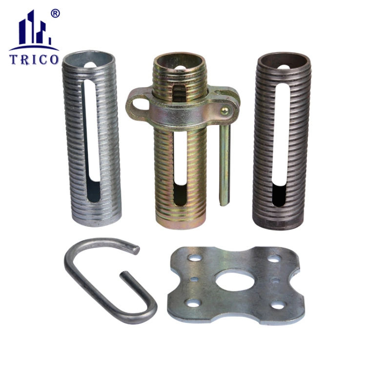 Hebei Trico Formwork Shoring Prop Adjustable Supports Steel Scaffolding Prop Sleeve with Handle Nut