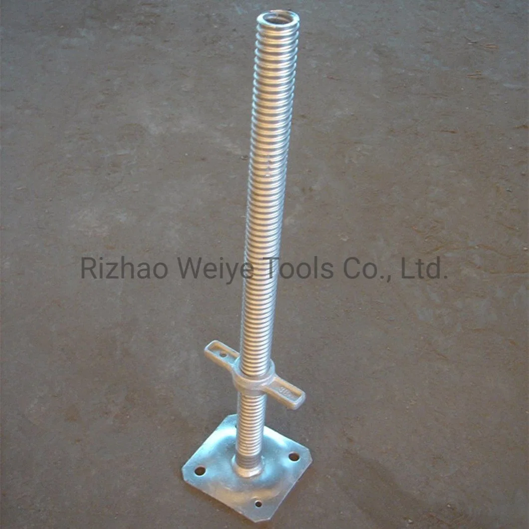 Adjustable Scaffolding Hollow Screw Jack Base Scaffold for Construction Andaimes