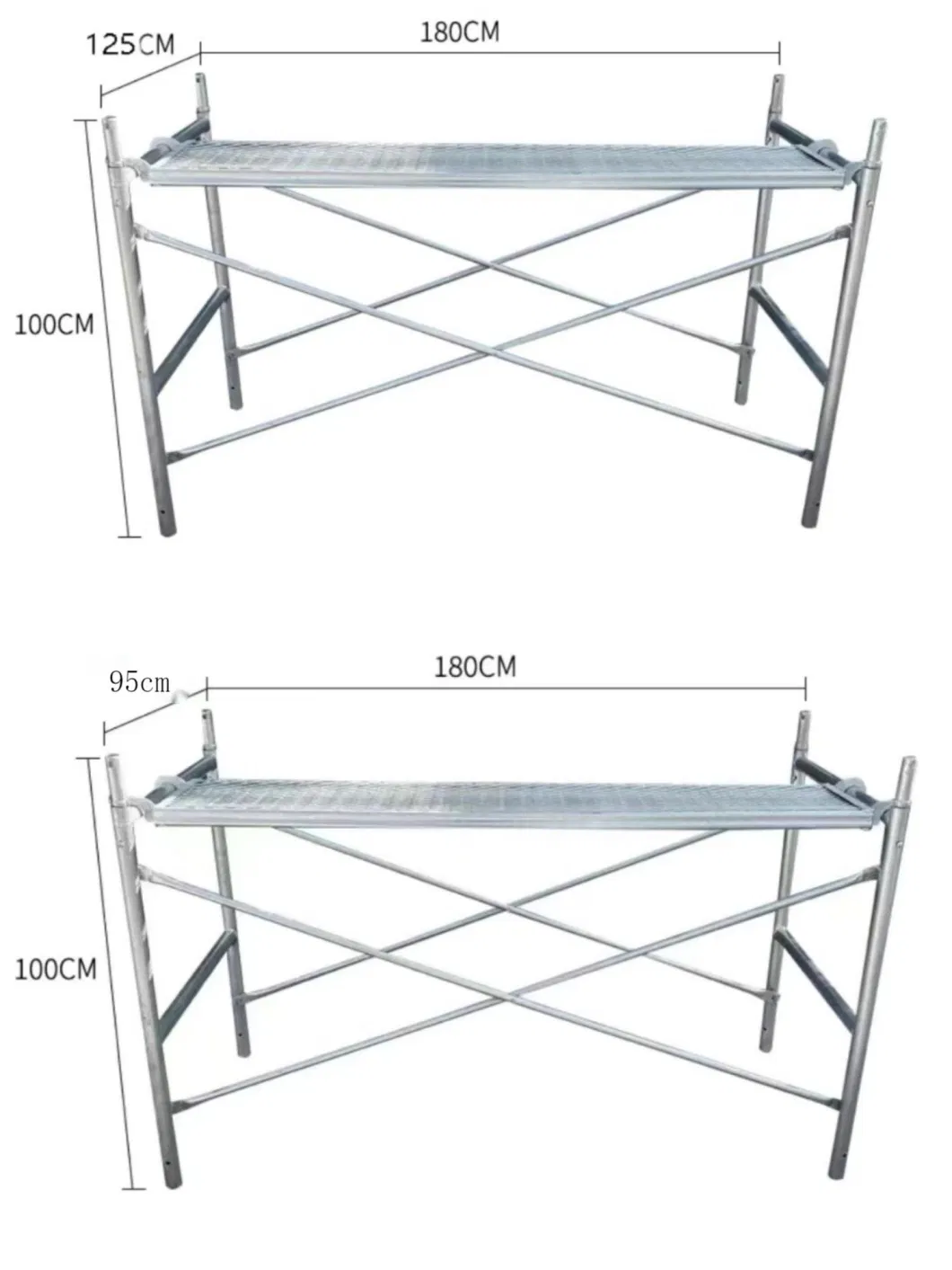 Galvanized Four-Bar Scaffolding/Moving Scaffold/Ladder Jack Scaffold/Ladder Scaffolding