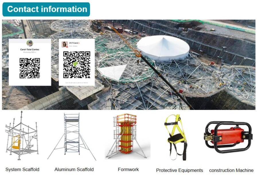 Steel Ringlock Scaffold Tower with Stair for Aerial Work