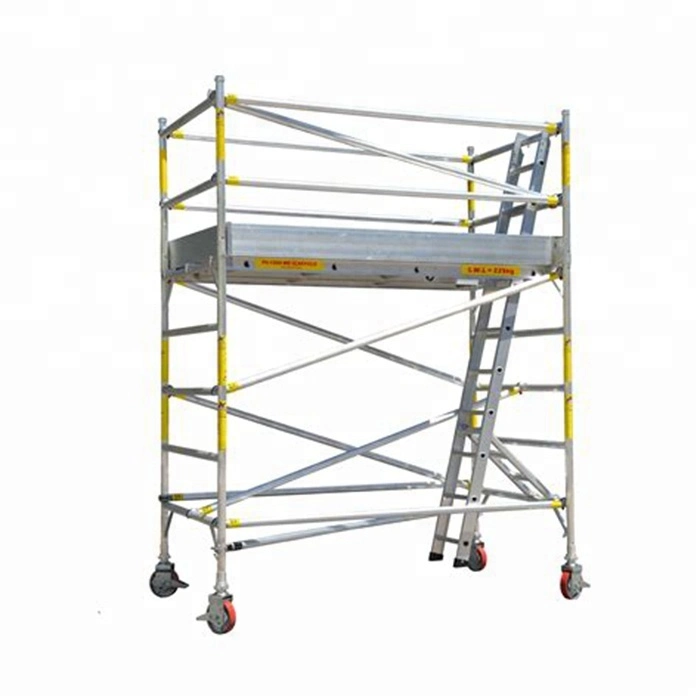 2ND Hand Used Aluminum Mobile Scaffolding Tower Material