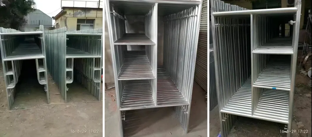 Building Construction Scaffold Hot Dipped Galvanized Q345 Carbon Steel Scaffolding