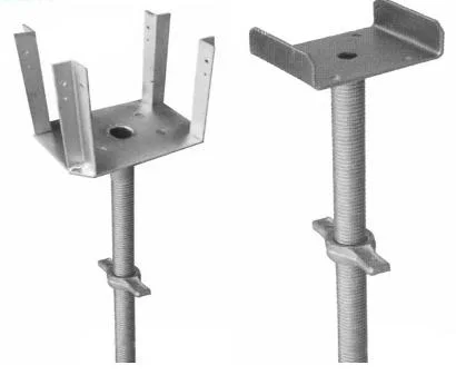 Hot Selling U Head Jack Post Adjustable Galvanized Scaffolding Pump Jack Base