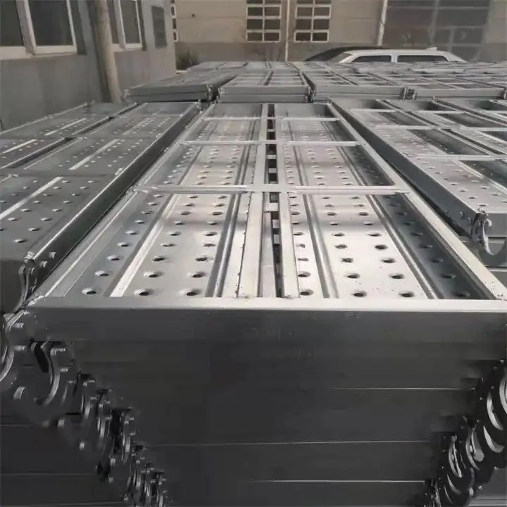 Q235 Galvanized Steel Catwalks Platform with Hooks Scaffolding Metal Plank