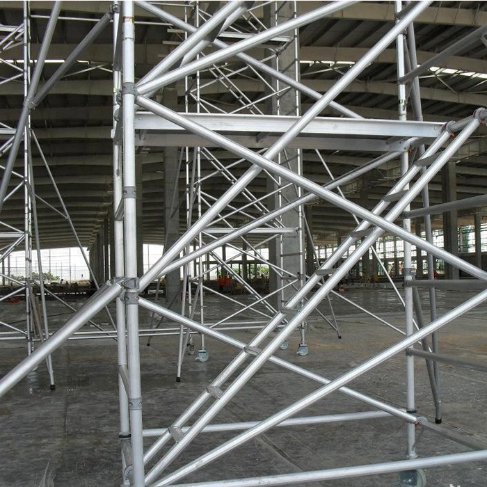 2ND Hand Used Aluminum Mobile Scaffolding Tower Material