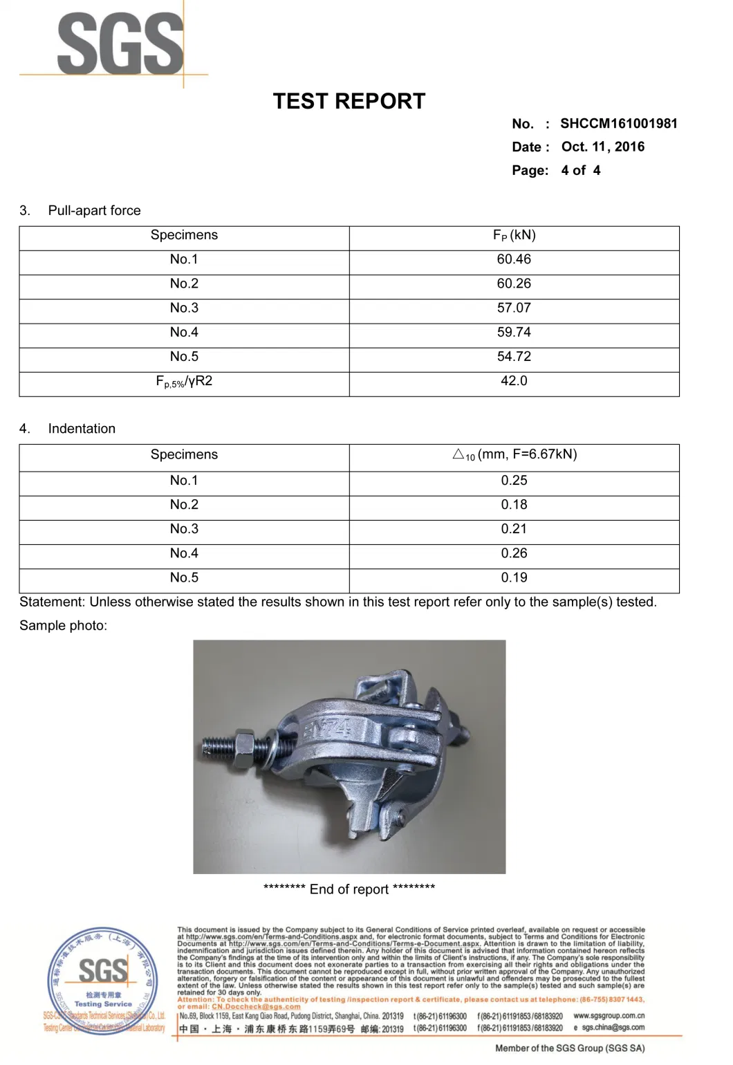 Forged Board Retaining Coupler En74 Standard