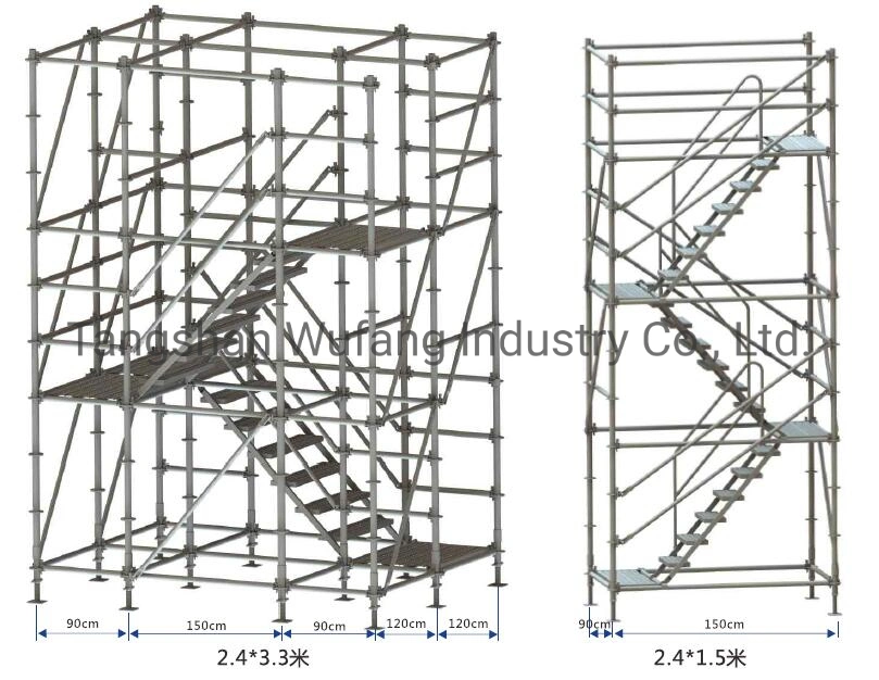 Hot DIP Galvanized British Standard Components Ledger Disk Lock Steel Tubular Scaffolding