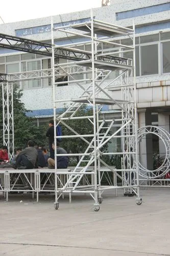 Multi-Layer Aluminium Alloy Scaffold Construction Metal Stage Scaffolding Metal Building Deck