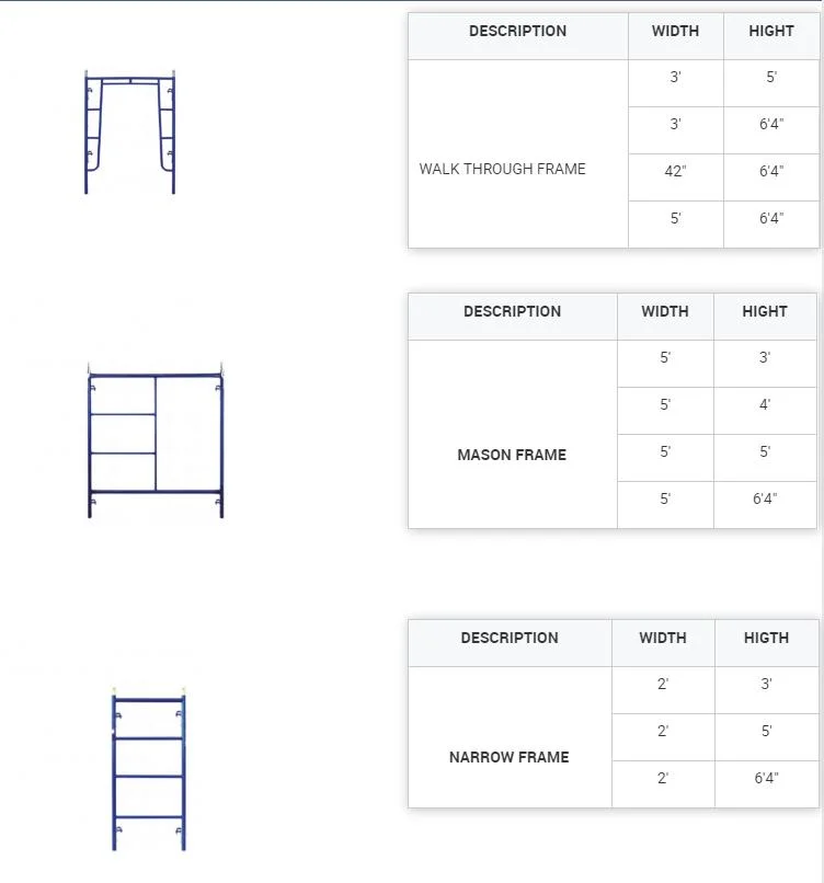 Easy Scaffolding Building Material Construction Layher Formwork Ladder Scaffolding Frame