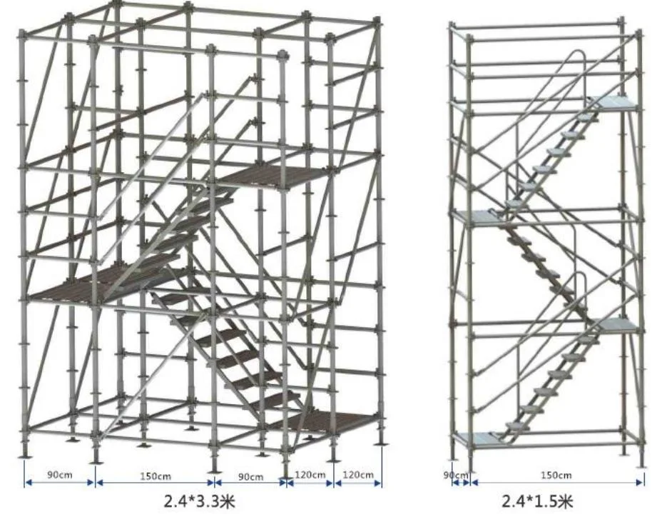 Concrete Construction Ringlock Scaffolding Frame Scaffold