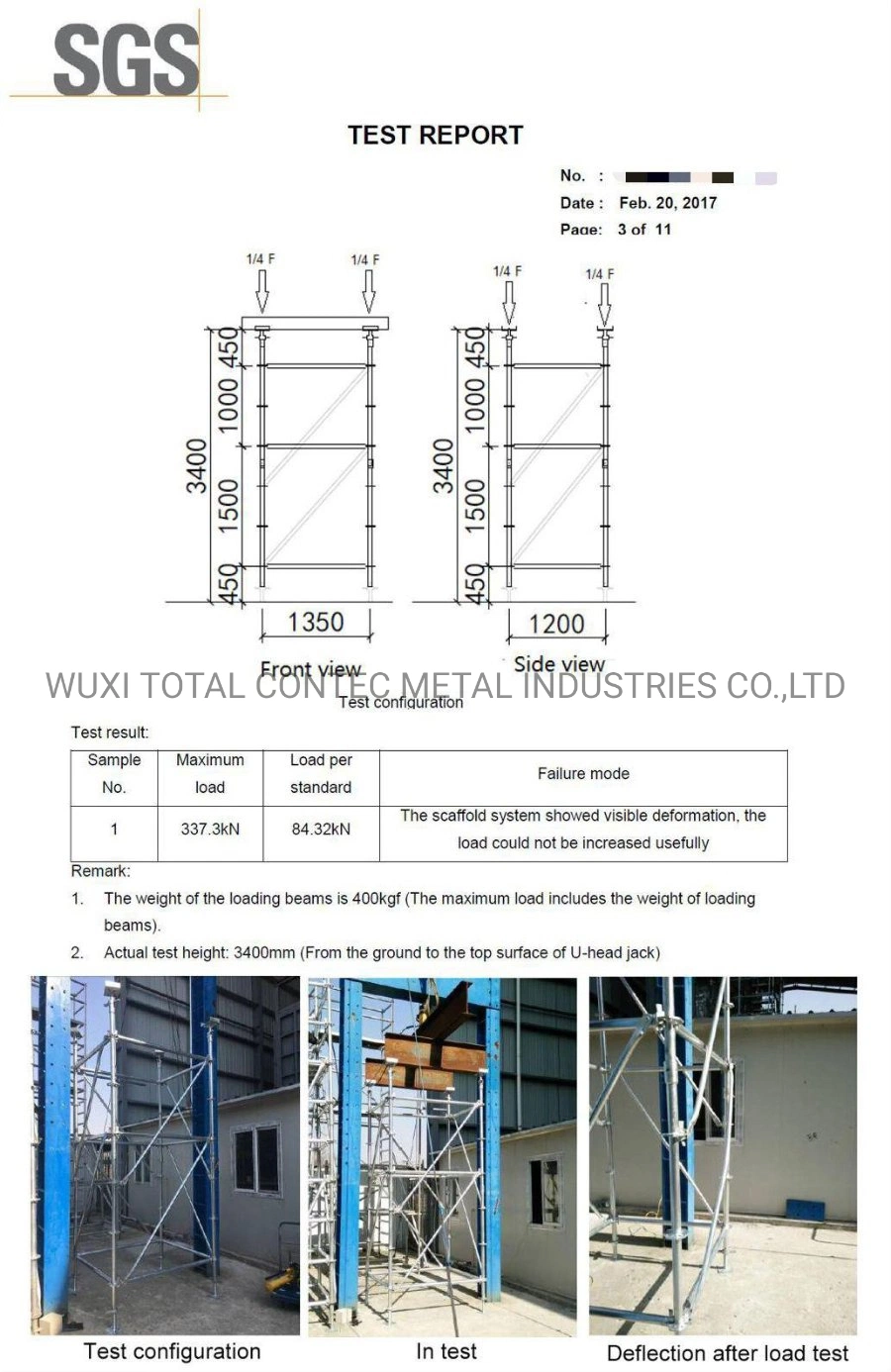 Modular Scaffolding S355 Quality Octagonlock Scaffold for Platform Scaffolding