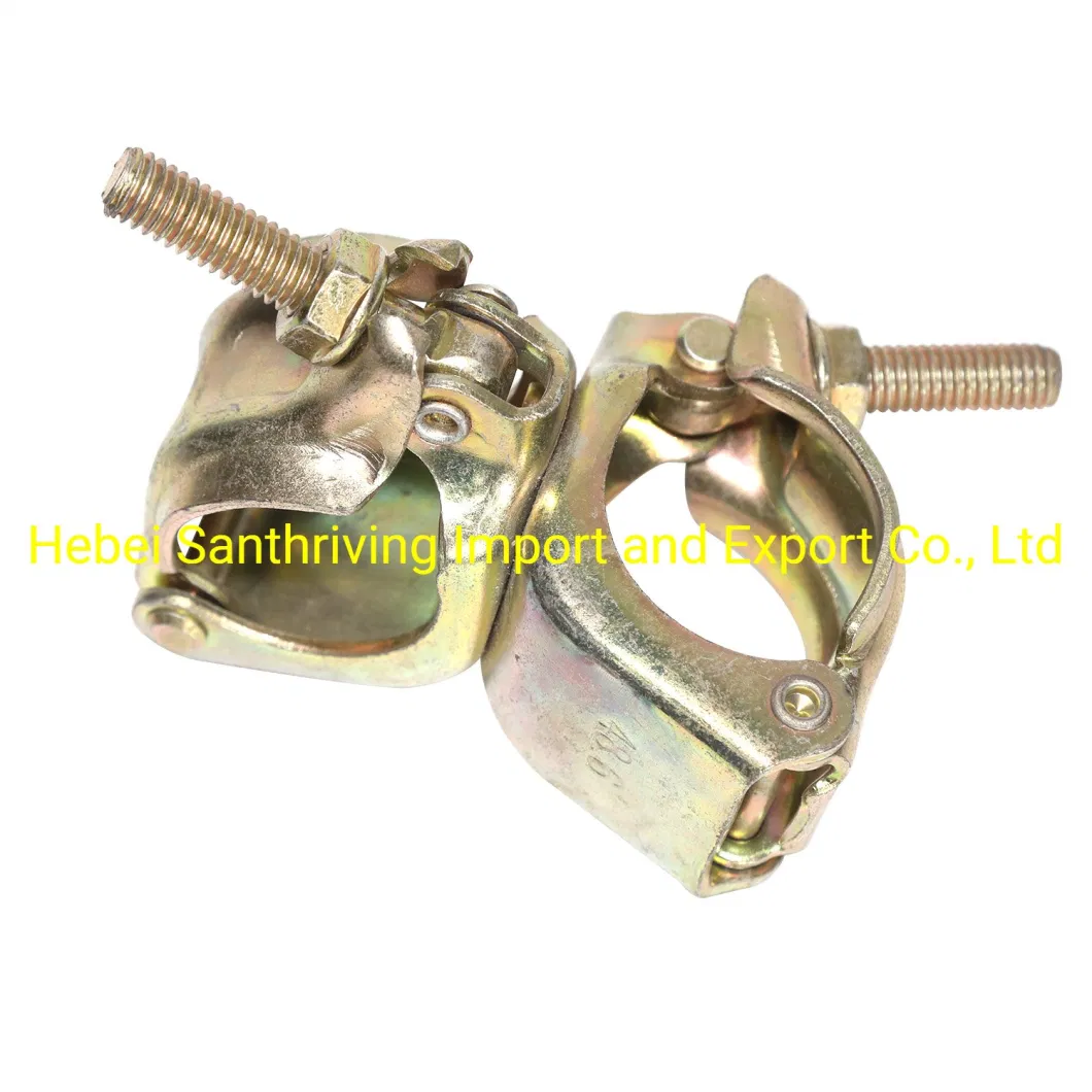 Swivel Scaffolding Clamp Drop Forged Swivel Clamp Coupler for Construction Tubular Scaffolding