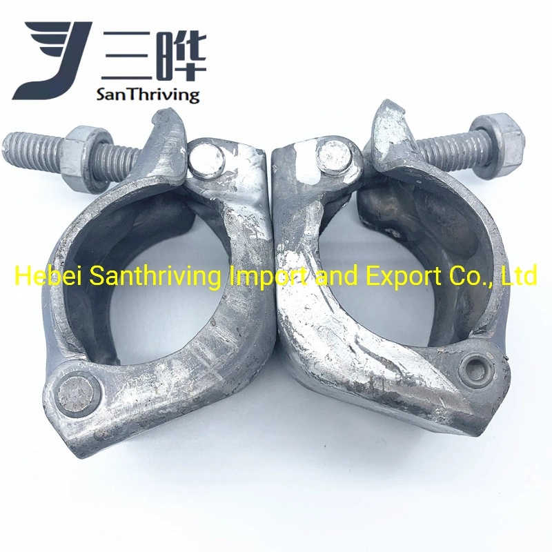 Swivel Scaffolding Clamp Drop Forged Swivel Clamp Coupler for Construction Tubular Scaffolding