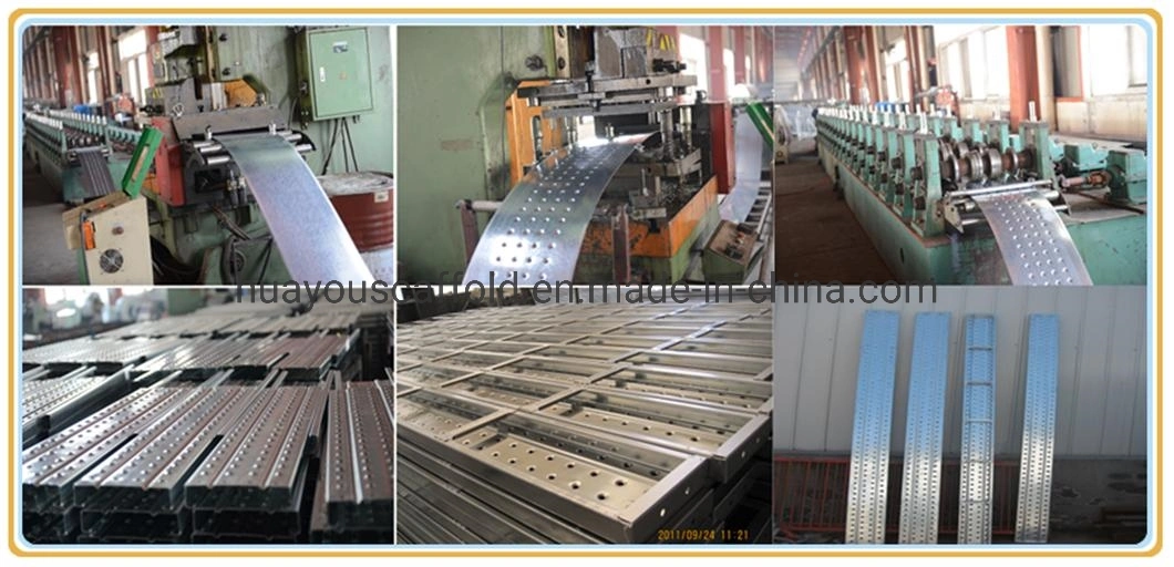 One-Stop Supplier Made Galvanized Steel Scaffold Plank Heavey Platform Decking for Ringlock Lahyer