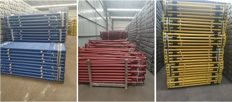 Steel Posts 1.7-3m Slap Formwork Support Jack Steel Prop Construction Acro Jack Scaffolding