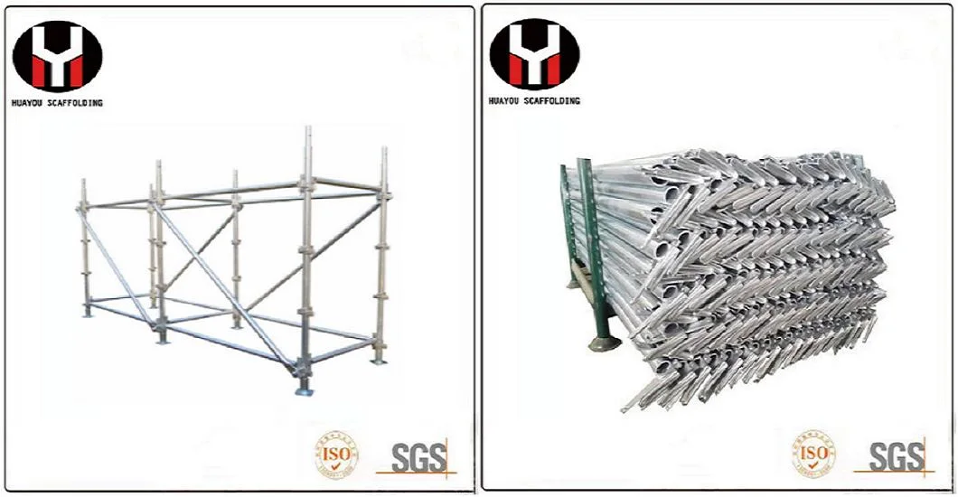 Painting and Hot DIP Galvanized Steel Quickstage System Scaffold Q235 Steel Kwikstage Scaffolding for British Market