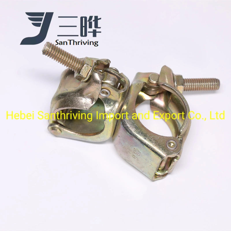 Hot Sale Galvanized Jonit Pin/Sleeve/Half/Swivel/Double/Putlog/Girder/Board Retaining Scaffolding Coupler Clamp