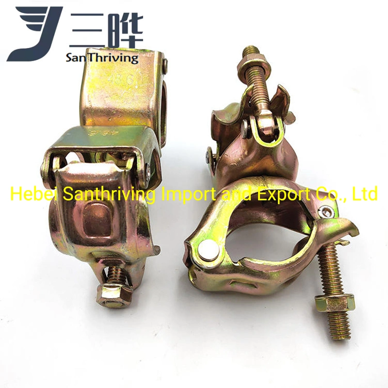 Hot Sale Galvanized Jonit Pin/Sleeve/Half/Swivel/Double/Putlog/Girder/Board Retaining Scaffolding Coupler Clamp