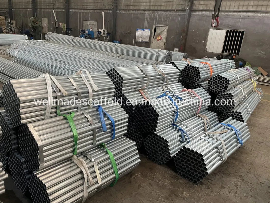 Oil&Gas Rig ERW Galvanized Scaffolding Steel Pipe